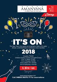 New Year S Eve Party At Amanvana With A Dj Night Dinner Unlimited Liquor Barbeque And A Bonfire Book Your Stay Best Resorts Luxury Spa Resort Luxury Resort