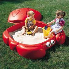 Fun sandbox a forma di granchio. Schritt 2 Crabbie Sandkasten Kinder Kunststoff Outdoor Sandkasten Cover Spielplatz Rot Ebay