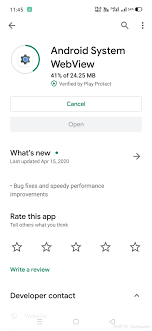 For this device i have written a cordova application and installed it as a system app. Fix Android System Webview Issue Realme Community