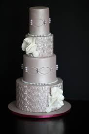 Silver Wedding Cake Cake Silver Wedding Cake Gray Wedding Cake