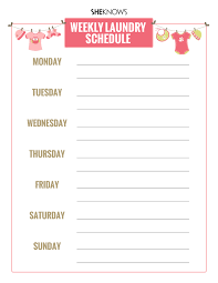 3 Helpful Printables For Scheduling Laundry And Chores