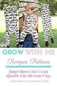 Adjusting the stitch width is not something you are going to want to do more than once, not only because it is awkward and time consuming, but also because you want to avoid turning. Grow With Me Romper Diy Danielle