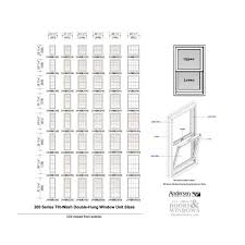 andersen 200 series tilt wash double hung window sash channel balancer m1056 stamped number 30