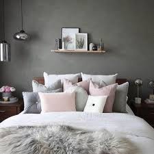 In this bedroom design, the blue and grey scheme, particularly from the bed, teams up with a neutral white wall. Ready To Turn Your Bedroom Into A Sanctuary Bedroom Styles Bedroom Design Bedroom Images