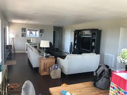 This arrangement is perfect for all those who want to create a relaxing living room set up that doesn't have the tv set as its main focal point. Help Front Door Opens Right Into Sofa