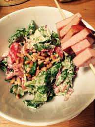Fleischkäse und gemüse aus dem backofen. Salat Mit Fleischkase Spiess Rezepte Salat Mit Salat
