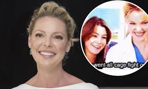 A trailblazer role for katherine. Ellen Pompeo Tweet Featuring Katherine Heigl Sparks Fan Speculation About Izzie Stevens Returning Daily Mail Online