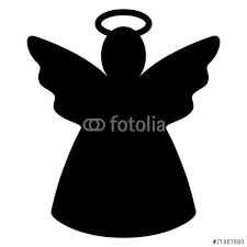 Angelitos maravillosos dando la bienvenida a un nuevo miembro de la familia cristiana. Angelitos Silueta Angel Para Colorear Novocom Top