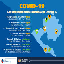 Lo comunica l'unità di crisi covid della regione lazio. Vaccino Dove Farlo Nella Asl Roma 6 La Mappa Delle Sedi Vaccinali Il Caffe Tv