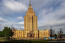 Riga (/ ˈ r iː ɡ ə /; Latvian Academy Of Sciences In Riga Latvia Architectonic