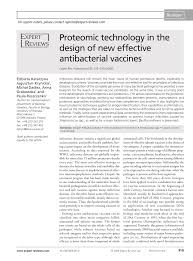 Seperti apa struktur organisasi intra sekolah (osis) untuk tingkat sekolah menengah pertama dan tingkat akhir? Pdf Proteomic Technology In The Design Of New Effective Antibacterial Vaccines