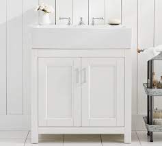 The classic farmhouse sink vanity. Modern Farmhouse 31 5 Single Sink Vanity Pottery Barn