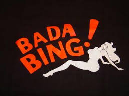 To express that a task was easily completed; Bada Bing Wikipedia