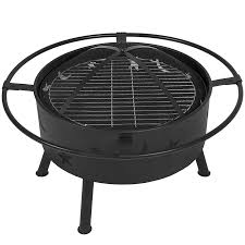 Steel Round Wood Burning Fire Pit Outdoor Heater With Cooking Grill Buy Steel Round Fire Pit Outdoor Heater With Cooking Grid Fire Pit With Cooking Grid Product On Alibaba Com