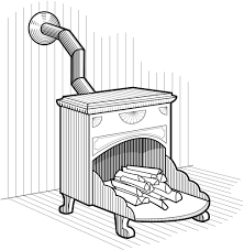 Grayscale type coloring pages are a great combination of line art and regular drawings. Newfoundland Wood Stove Colorimg Sheet Google Search Applique Quilts Designs Applique Quilts Dog Coloring Page