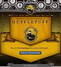 Sorted Hufflepuff Btw J K Rowling Was Sorted In This Quiz As A Hufflepuff Pottermore Hufflepuff Hufflepuff Pride