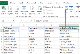 Immediately column full name and column will be rearranged in alphabetical order. How To Alphabetize In Excel Sort Alphabetically Columns And Rows