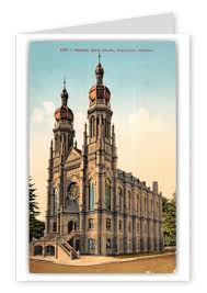 Templo mormona en portland (io); Portland Oregon Temple Beth Israel Vintage Antique Postcards Send Real Postcards Online