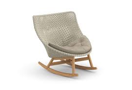 On large end,.465 on small end. Mbrace Rocking Chair By Dedon Stylepark