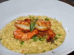 Zitronen Risotto Mit Garnelen Das Edle Rezept Rezept Zitronen Risotto Rezepte Risotto