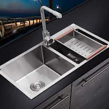 Check spelling or type a new query. 78 43 Cm Double Bowl Hand Made Stainless Steel Kitchen Sink With Faucet And All Fitting Kitchen Sink Buy Online At Best Prices In Pakistan Daraz Pk