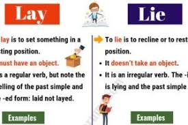 Lay Vs Lie How To Use Lay Vs Lie Correctly 8 In 2020 Words Lay Lie Laid Lie