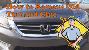 And a lot of my friends have limo tint on their vehicles. How To Remove Old Window Tint And The Stubborn Glue Youtube