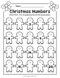 Free Printable Christmas Number Worksheet Holiday Worksheets Christmas Worksheets Kindergarten Preschool Christmas Worksheets