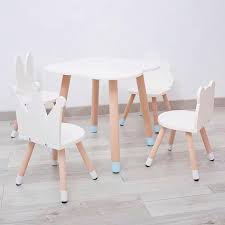 Fun Wooden Kids Table And Chairs Set In 2020 Kids Table Chairs Kids Table Chair Set Kid Table