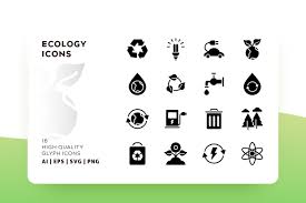 Download Ecology Icon Pack Graphic By Goodware Std Creative Fabrica PSD Mockup Templates