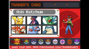 Saint vincent and the grenadines. Ash Ketchum Trainer Card Youtube