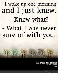 500 Days Of Summer Quotes Quotesgram 500 Days Of Summer Quotes Favorite Movie Quotes Summer Quotes