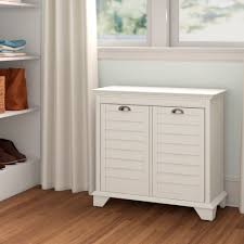 Three Posts Crenshaw Cabinet Laundry Hamper Reviews Wayfair Well, a linen cabinet with hamper can actually help you with this.