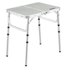 Redcamp Small Aluminum Folding Table 2 Foot Adjustable Height Portable Camping Table Stur Aluminum Folding Table Adjustable Height Table Folding Dining Table