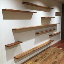 Elegant Floating Shelf From Natural Wood 5 75 Deep Easy To Install Display Wall Decor Storage Bookcase Wooden Shelf Shelving In 2020 Floating Shelves Living Room Floating Shelves Diy Timber Shelves