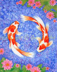 A feng shui expert shares bedrooms ideas, including the one home accessory to leave out of the bedroom for a better night's sleep. Feng Shui Art Koi For Love Print From My Original Etsy Koi Art Fish Painting Koi Painting