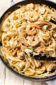 Cajun Chicken And Shrimp Alfredo Salt Lavender