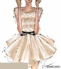 رسم تصاميم فساتين طويله وقصيره للسهرات Fashion Design Fashion Sketches Fashion Art