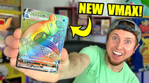 New Vmax Pokemon Cards In Sword And Shield Are Insane Entire Booster Box Opening Youtube