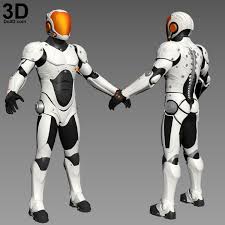 Pacific Rim Jaeger Ranger Drivesuit Helmet 3d Printable Model Print File Stl Do3d 02 Pacific Rim Jaeger Pacific Rim 3d Printable Models