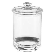 Choose from a wide selection of great styles and finishes. Bathroom Canisters Bliss Acrylic Canisters The Container Store