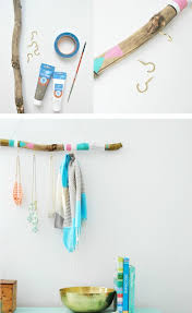 Paint or stain your own jewelry case with this easy diy kit. How To Make A Diy Jewelry Hanger Using Driftwood The Sweetest Digs