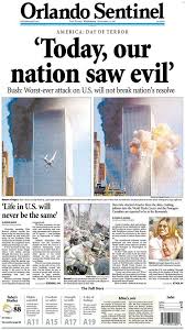 Looking Back Newspaper Front Pages Covering 9 11 En 2020 Portadas Prensa Portadas Historia