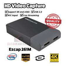 Nah, untuk menghasilkan video yang berkualitas tentunya dibutuhkan kamera yang bagus. Alat Buat Live Streaming Hd Video Capture Ezcap 261m Batamkamera Com