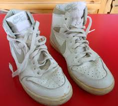 Original Womens Black And White Air Jordan 1 Vintage 1985 Nike Air Jordan 1 Original Og White Neutral Grey Size 6 5 Shoes Vintage Sneakers Air Jordans Jordans