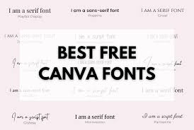 Coolvetica à € by typodermic fonts. Best Free Canva Fonts Serif Sans Serif And Script The Blooming Journal