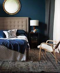 Perfect for a transitional style bedroom, you might go with neutral. Building A Dream House Navy Bedrooms Blue And Gold Bedroom Dark Blue Bedrooms Remodel Bedroom