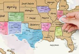 W targeo możesz dodać do mapy polski swoje punkty i opisać je. Mapa Zdrapka Usa Travel Map Black Usa Ekskluzywna Zlota Mapa