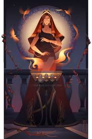Hestia Greek Mythology By Yliade On Deviantart Greek Goddess Art Greek Mythology Art Greek Mythology
