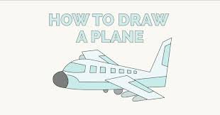Naucz się rysować i malować z nami! How To Draw An Airplane Really Easy Drawing Tutorial
